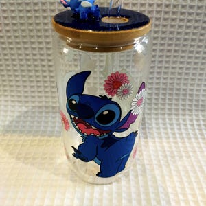 Glass with straw, perfect for bubble tea, coffee, matcha various drinks, gift idea,