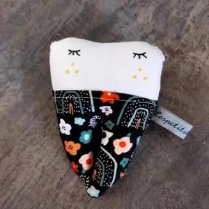 Baby tooth pouch, little mouse, French made, personalization