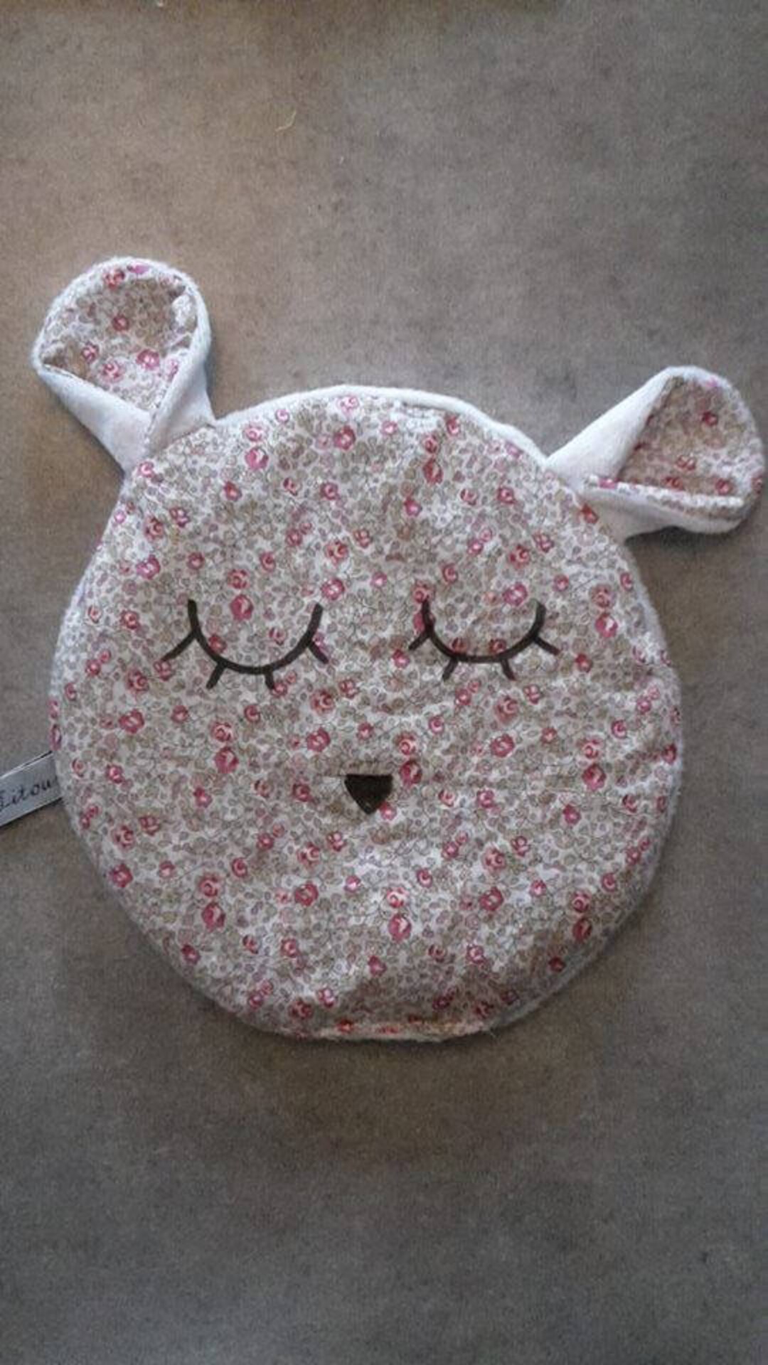 Heating Pad Dry Organic Shaped Teddy Bear Theme Liberty Eloise Etsy