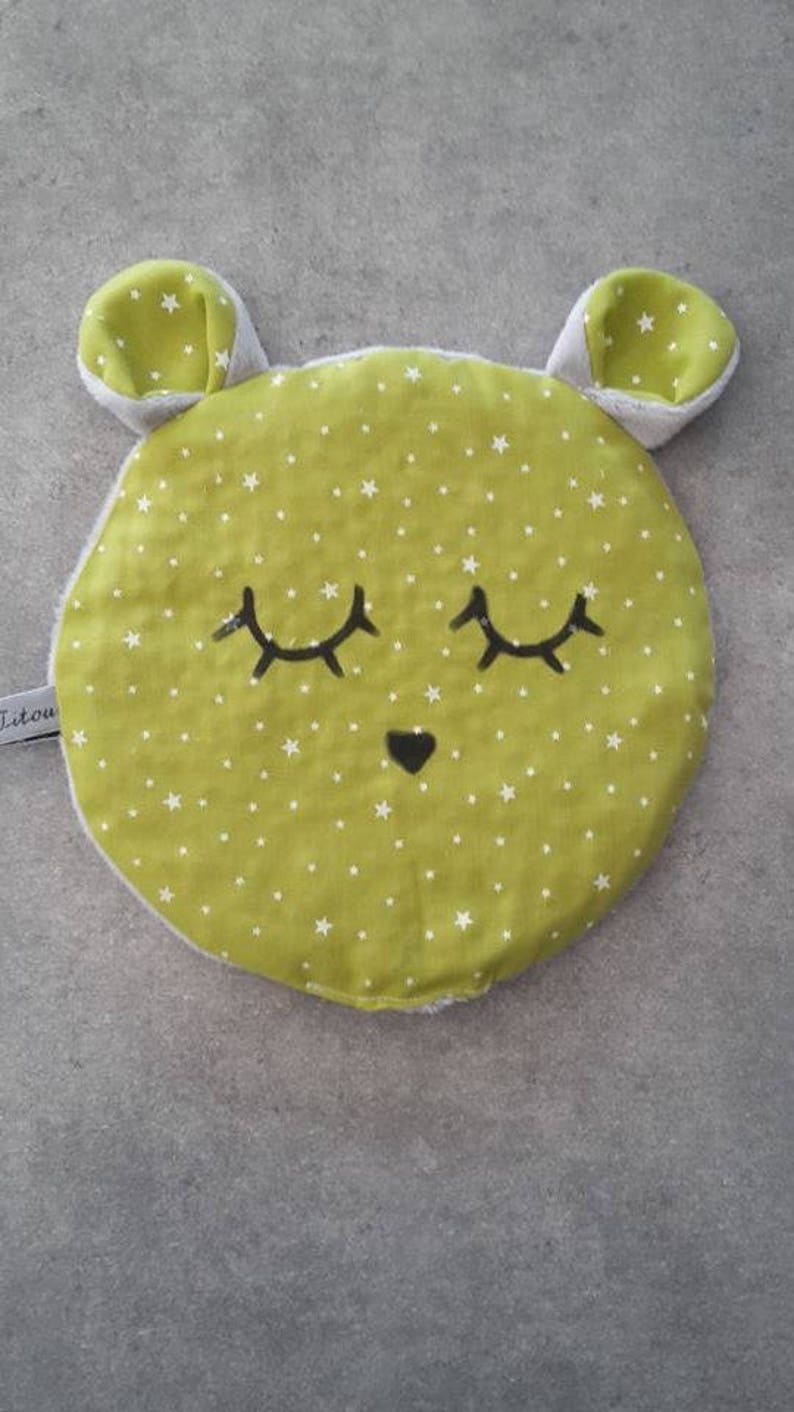 Heating Pad Dry Organic Shaped Teddy Bear Theme Starry Granny Etsy