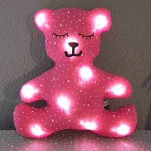 baby Pooh Fuchsia star to customize shape night light