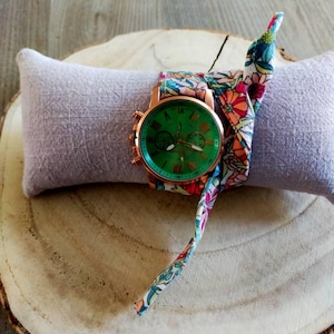 Women&#39;s tie-on bracelet watch, accessory watch, tie-on bracelet, gift idea