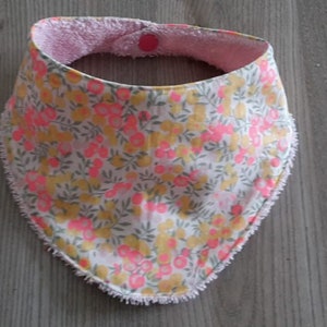 theme baby bib bandana liberty lemon