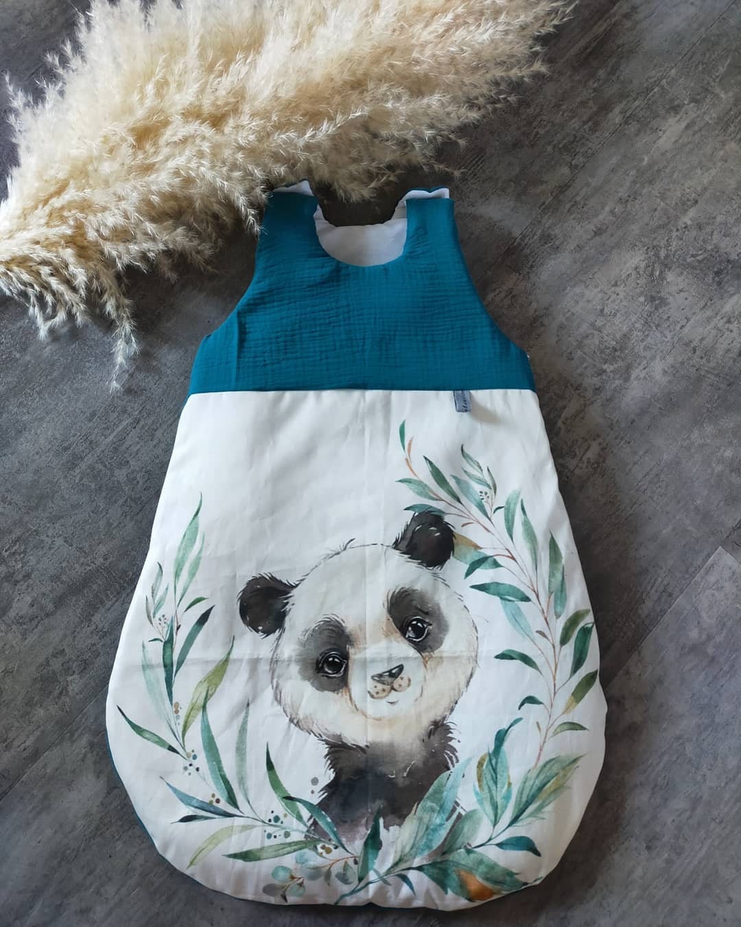 Sleeping Bag Different Sizes, Panda and Double Plain Duck Blue Gauze, Baby  Sleeping Bag, Birth Gift, Maternity, Decoration