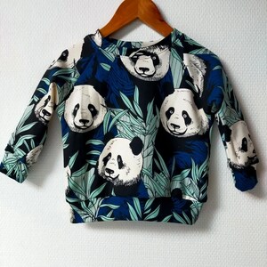 Sweat à Capuche Fille Blue Zoo 2-3 Ans Blanc, Motif Panda, Manches Longues (occasion)