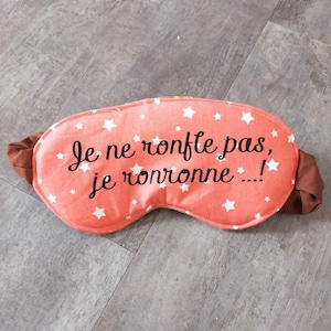 night mask, sleep mask, travel mask, Scandinavian theme, relaxation, well-being, christmas theme, french manufacture
