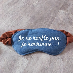 night mask, sleep mask, travel mask, Scandinavian theme, relaxation, well-being, christmas theme, french manufacture