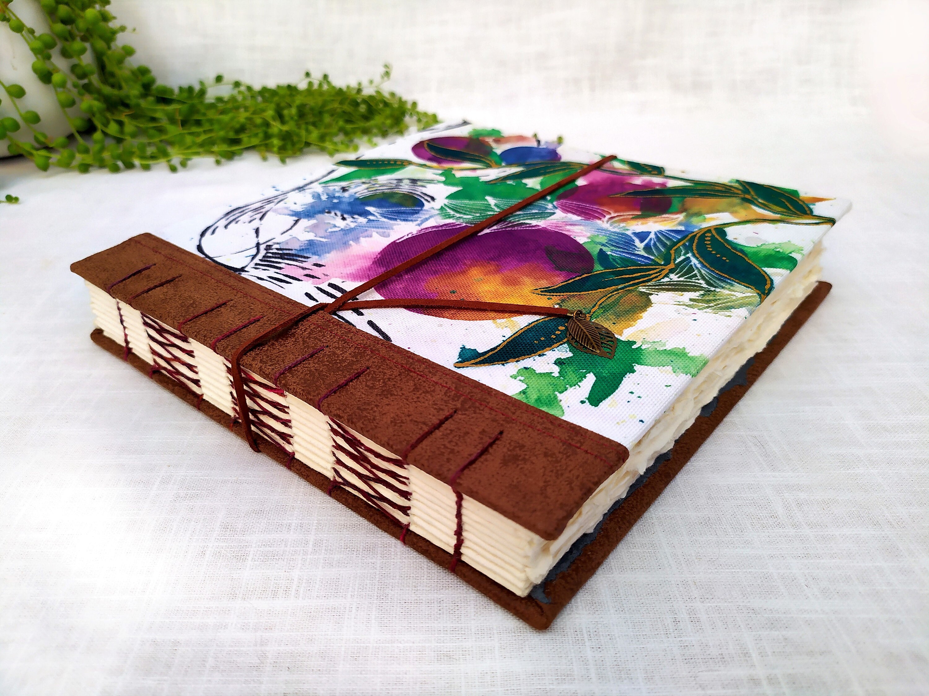 Large hand bound watercolour sketchbook personalised art Etsy