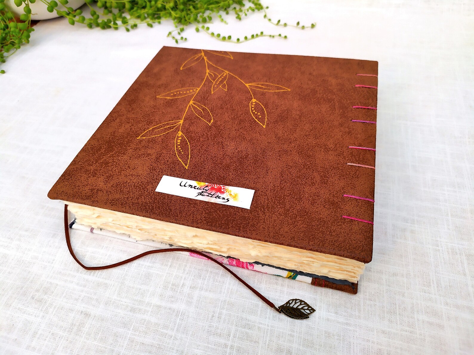 Large hand bound watercolour sketchbook personalised art Etsy