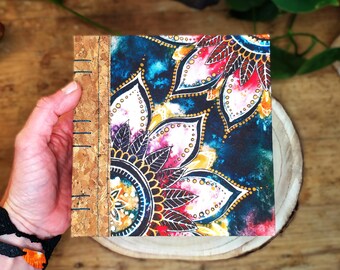 Handmade Mandala Watercolour Sketchbook: Cotton Rag Paper, Lay-Flat Binding