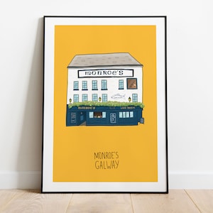 Arte de la taberna de Monroe, impresión artística de Galway