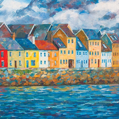Galway Art Claddagh Galway Print of Painting Irish Art Etsy UK
