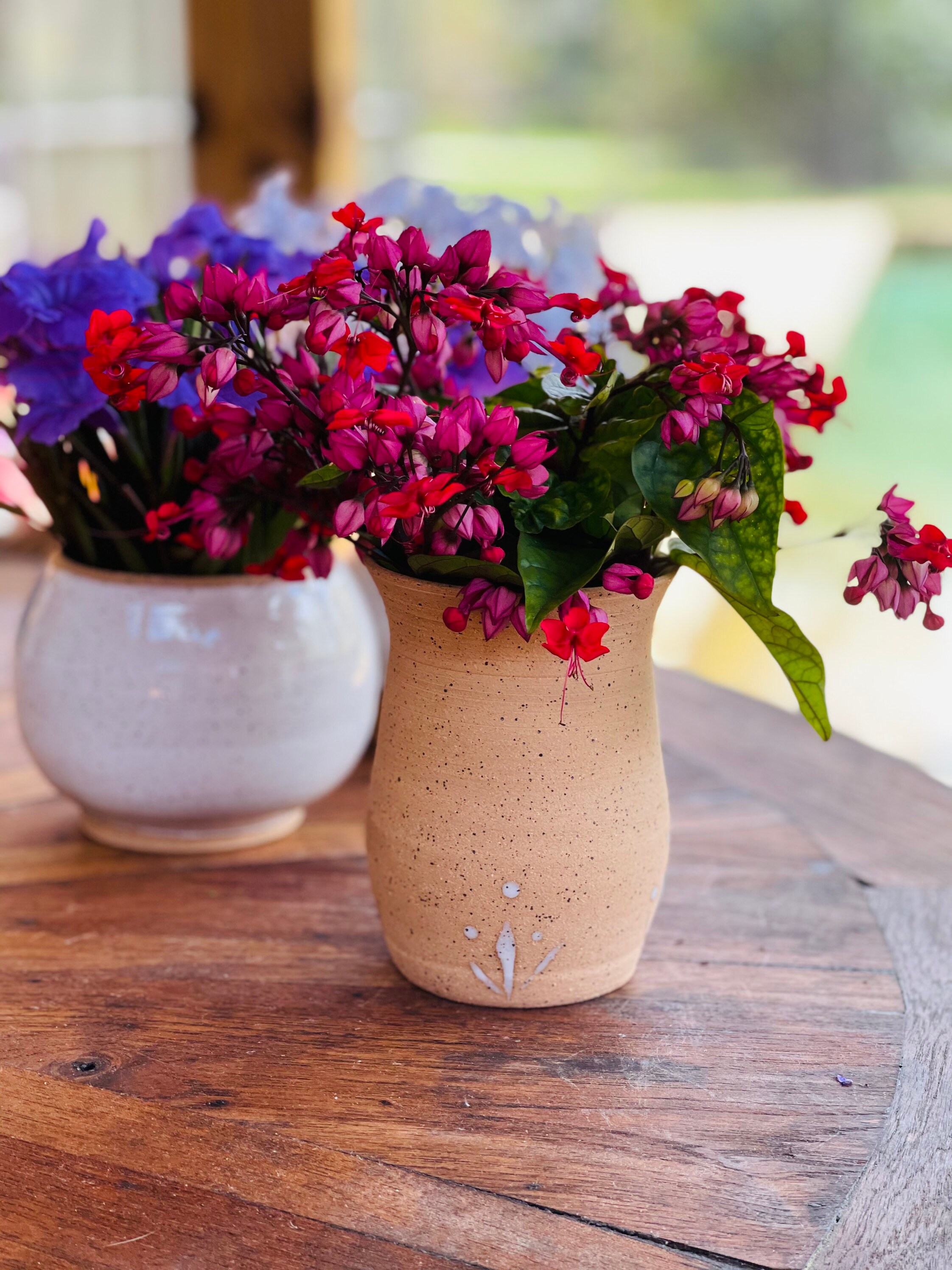Small cut flower vase Etsy