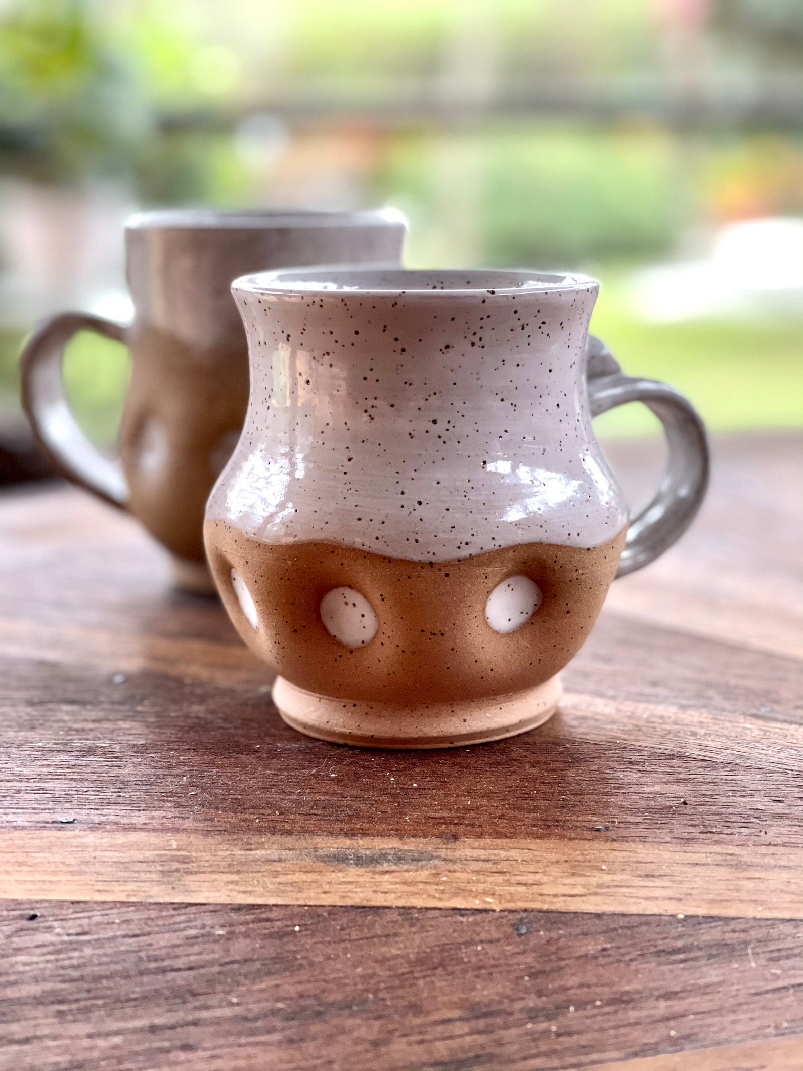 Taza de hoyuelo de frijol vainilla Etsy