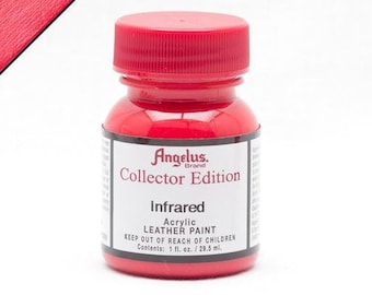 Pintura de cuero acrílica Angelus infrarroja 1 oz
