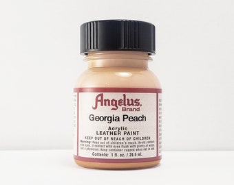 Georgia Peach Angelus Pintura acrílica para cuero, 1 oz
