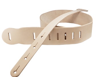 3" Leather Guitar Strap Kit