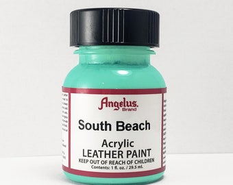 South Beach Angelus Pintura acrílica para cuero, 1 oz