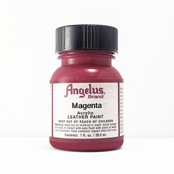 Magenta Angelus Acrylic Leather Paint 1oz 