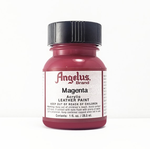 Angelus Lederfarbe 1 Oz (30 Ml) – Farbe Mauve, Acrylbasierend, Für Schuhe & Leder