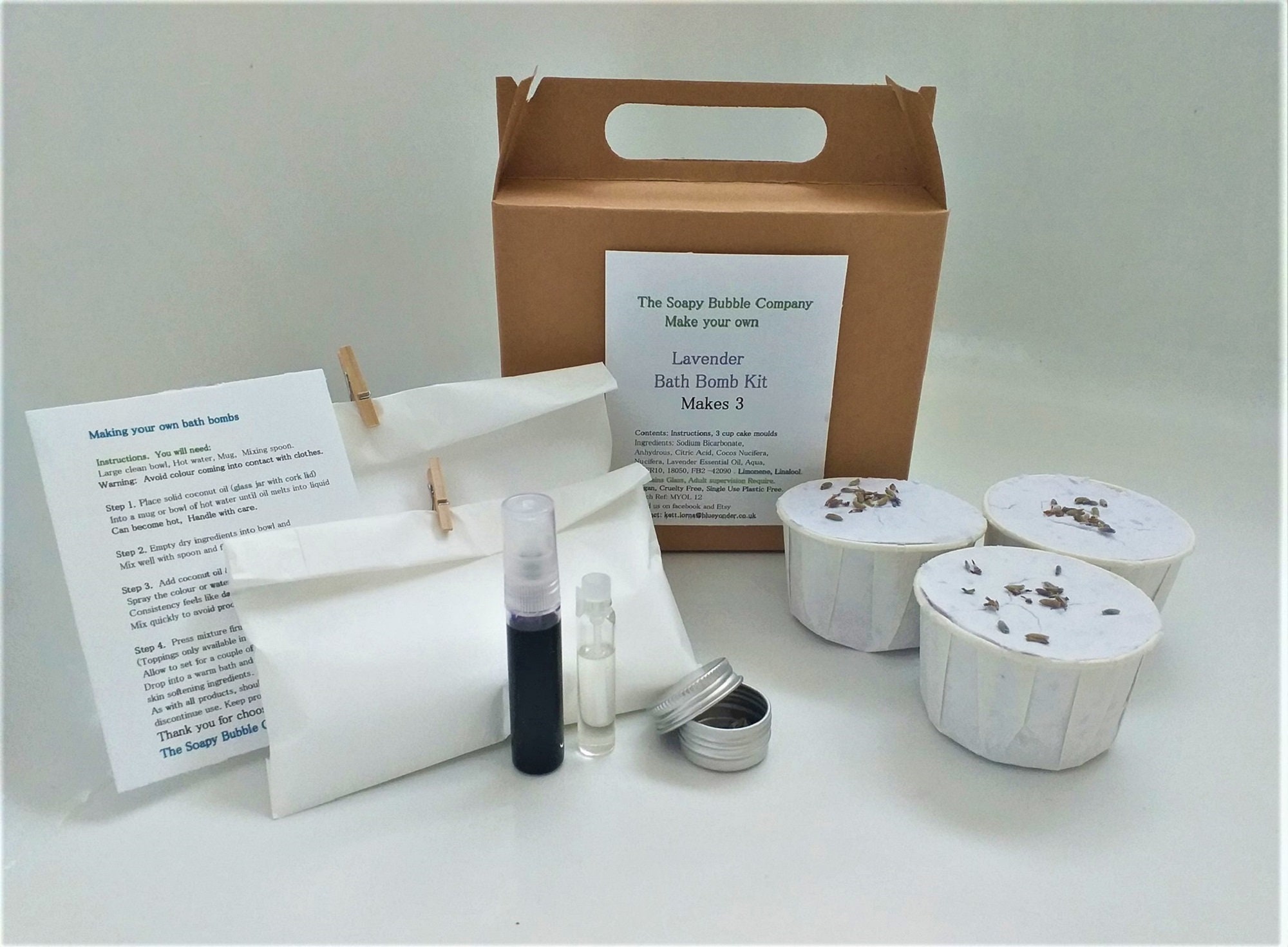 Bath Bomb Kit - Make Your Own Bath Bombs Set - DIY Bath Bomb