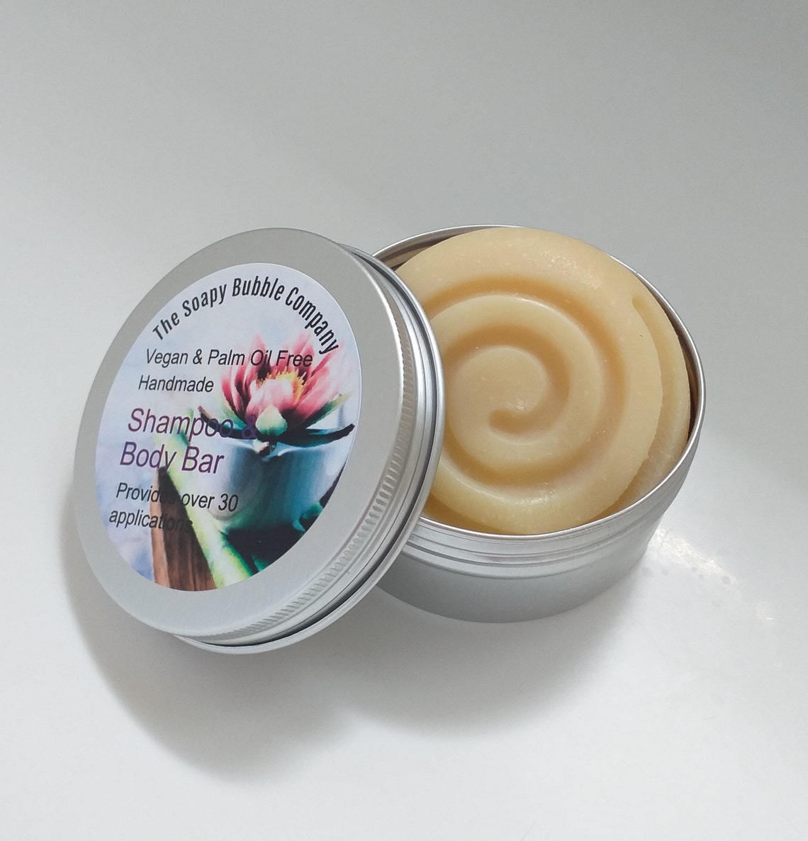 Multibuy Three solid Shampoo & Body Bar. Vegan Palm Oil and Etsy