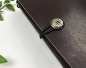A5 Leder Reisende Notebook | Leder Journal | Reisende Journal | Leder Notebook Cover | Midori Stil Reisende Notebook | Fauxdori