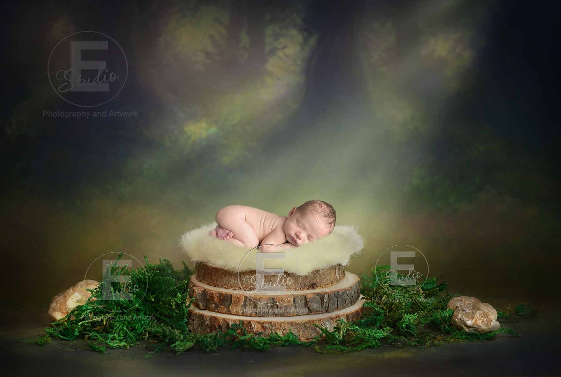 New Born Baby Background PSD Kids Background PSD Studio PSD Pack