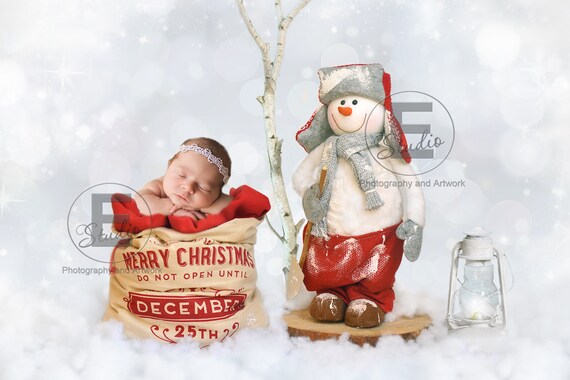 winter newborn photos