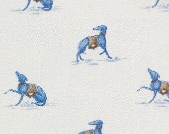 Blue Dog Art Print: Whimsical Pet Lover Home Decor (Digital Download)