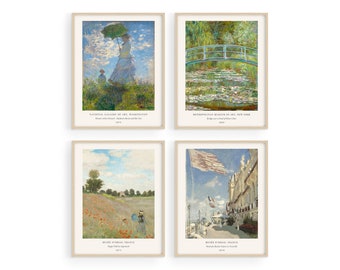 Monet & Matisse Art Print Set: Gallery Wall Decor
