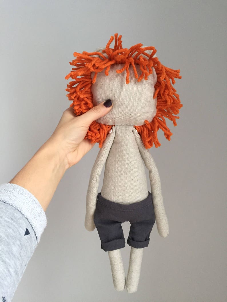 LiON toy stuffed lion rag doll soft toy linen toy Etsy