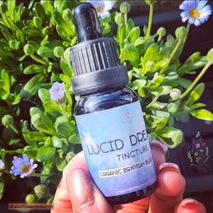 Blue Lotus Drops, Lucid Dreams Tincture, Organic Blue Lotus, Aphrodisiac, Dream Drops, The Ancient Egyptian Flower