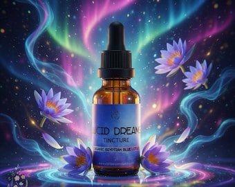 Organic Blue Lotus Tincture Lucid Dream Drops (15ml)