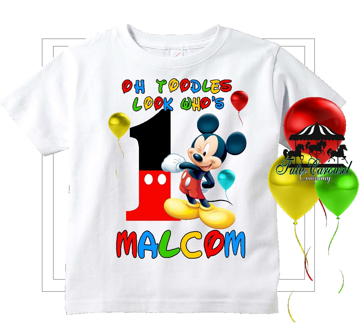Mickey Mouse Clubhouse Birthday Shirt 