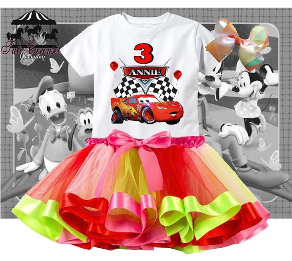 Lightning Mcqueen Cars Birthday Outfit 