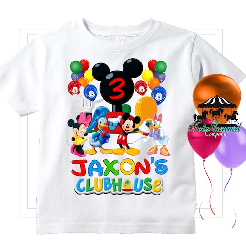 Mickey Mouse Clubhouse Birthday Shirt 