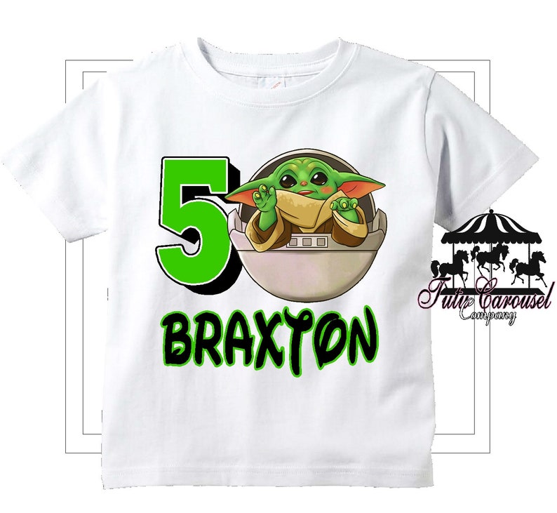 yoda birthday shirt