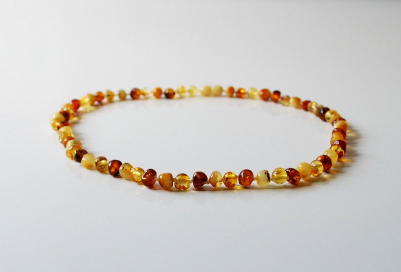 Women Amber Jewelry Amber Gift Bernsteinkette Natural Amber Necklace for Women Multicolor Baltic Amber Necklace Natural Amber Beads