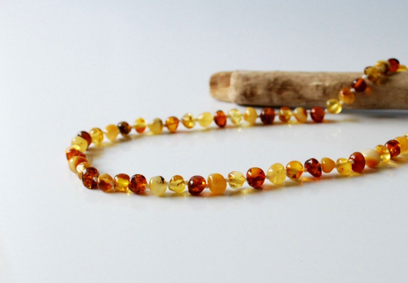 Women Amber Jewelry Amber Gift Bernsteinkette Natural Amber Necklace for Women Multicolor Baltic Amber Necklace Natural Amber Beads