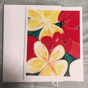 Hibiskus-Karte