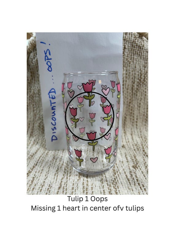 Discounted Designs 16oz Glass Tumbler