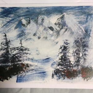 Snowy Mountain Card image 2