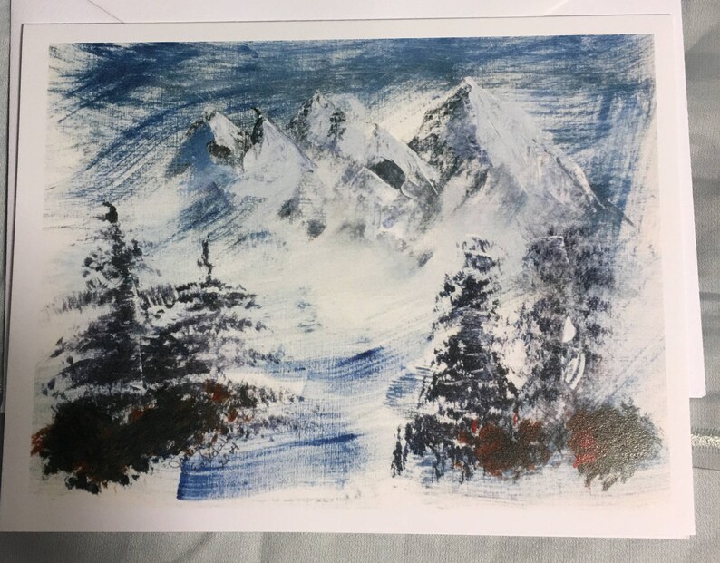 Snowy Mountain Card image 2