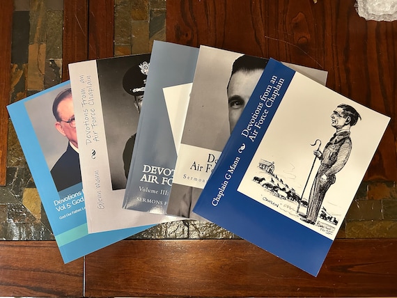 Gift Set of 5 Devotional Book from an Air Force Chaplin series