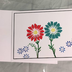 Cartão Flor Margarida