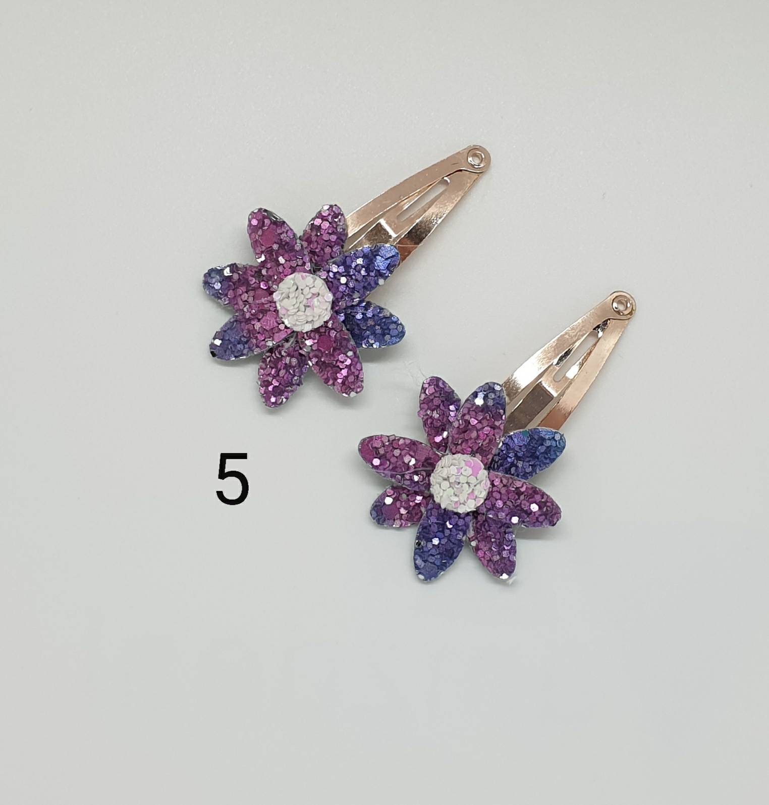 Flower snap clips | Etsy