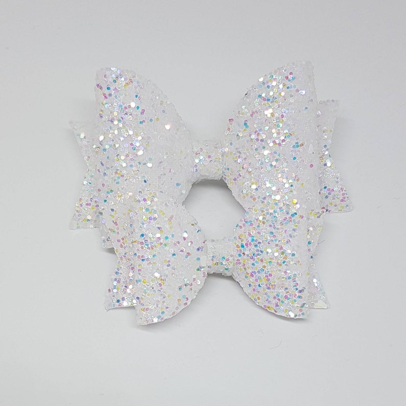 Glitter hair bows Etsy