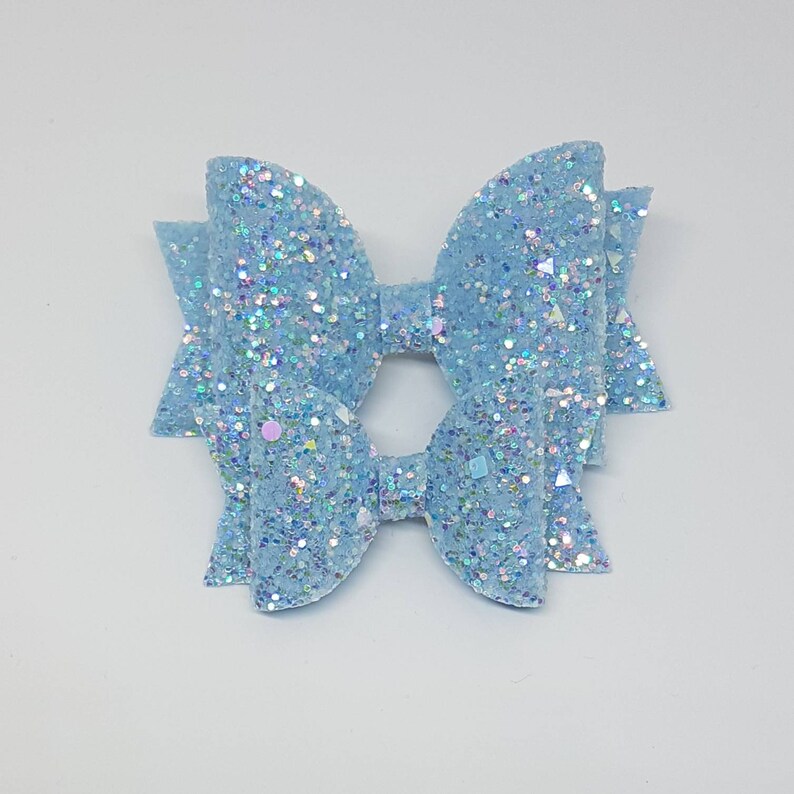Glitter hair bows Etsy