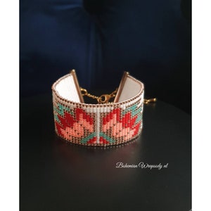 Seed bead bracelet Handmade Miyuki delica